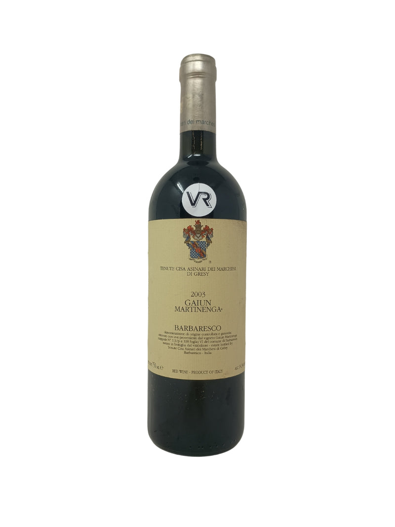 Barbaresco "Gaiun Martinenga" - 2003 - Tenute Cisa Asinari Marchesi di Gresy