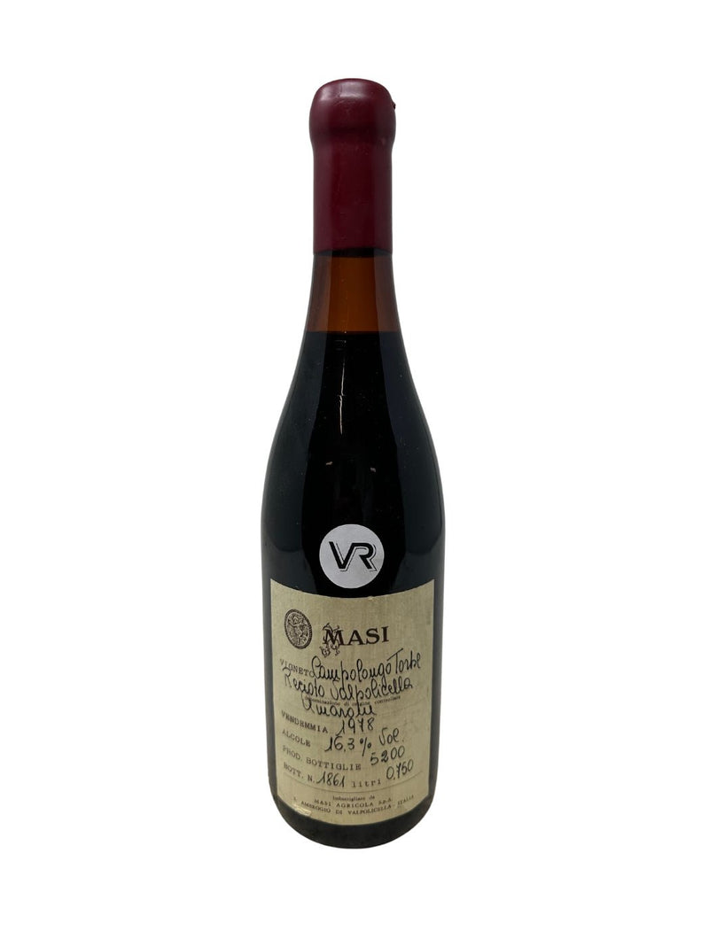 Amarone Recioto "Campolongo Torbe" - 1978 - Masi - Rarest Wines