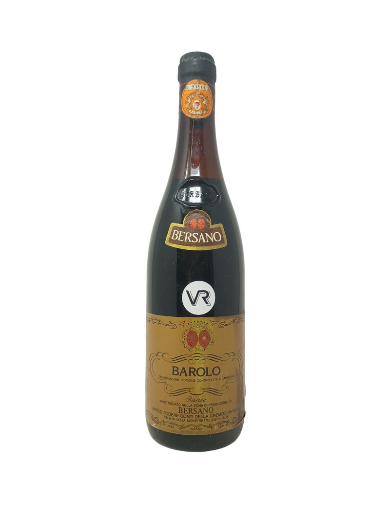 Barolo Riserva - 1978 - Bersano - Rarest Wines