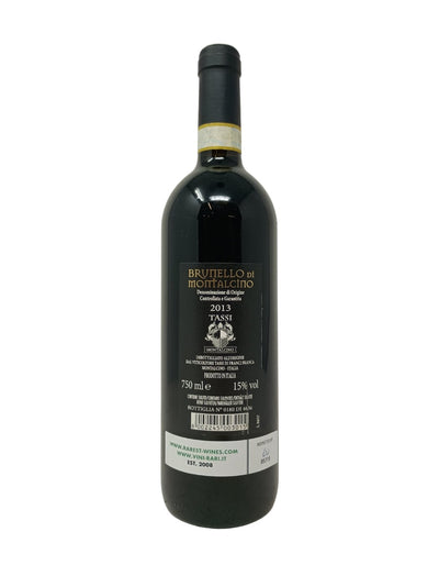 Brunello di Montalcino - 2013 - Tassi - Rarest Wines