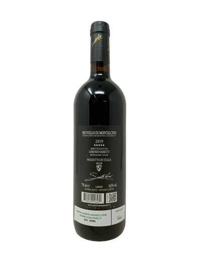 Brunello di Montalcino - 2019 - Lorenzo Sassetti - Rarest Wines