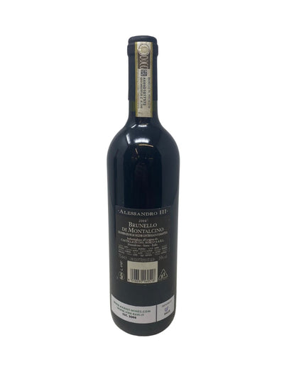 Brunello di Montalcino "Alessandro III" - 2010 - Castiglion del Bosco - Rarest Wines