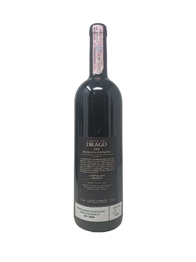 Brunello di Montalcino "Campo del Drago" - 2000 - Castiglion del Bosco - Rarest Wines