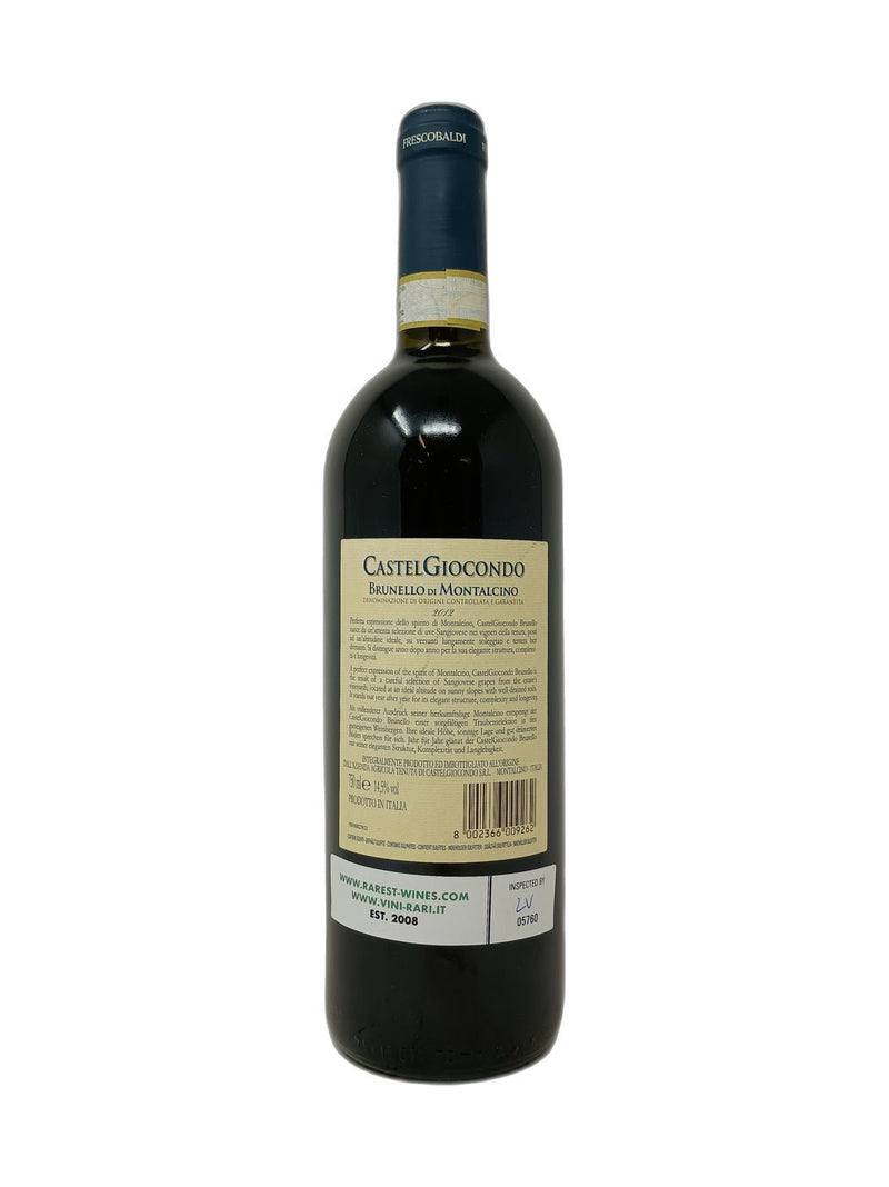 Brunello di Montalcino "Castelgiocondo" - 2012 - Frescobaldi - Rarest Wines