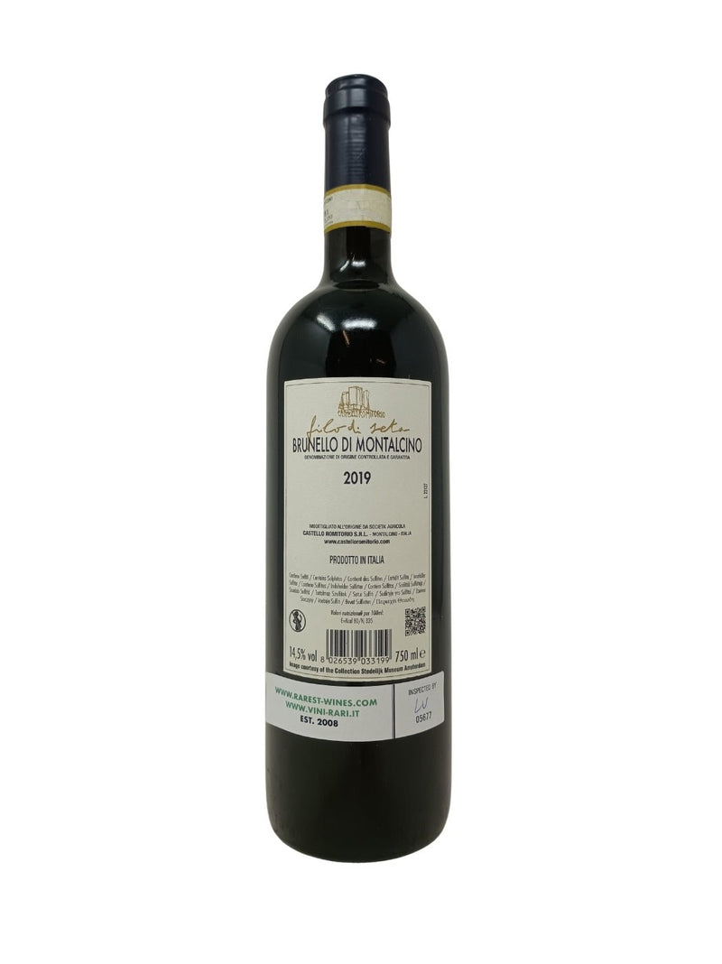 Brunello di Montalcino "Filo di Seta" - 2019 - Castello Romitorio - Rarest Wines