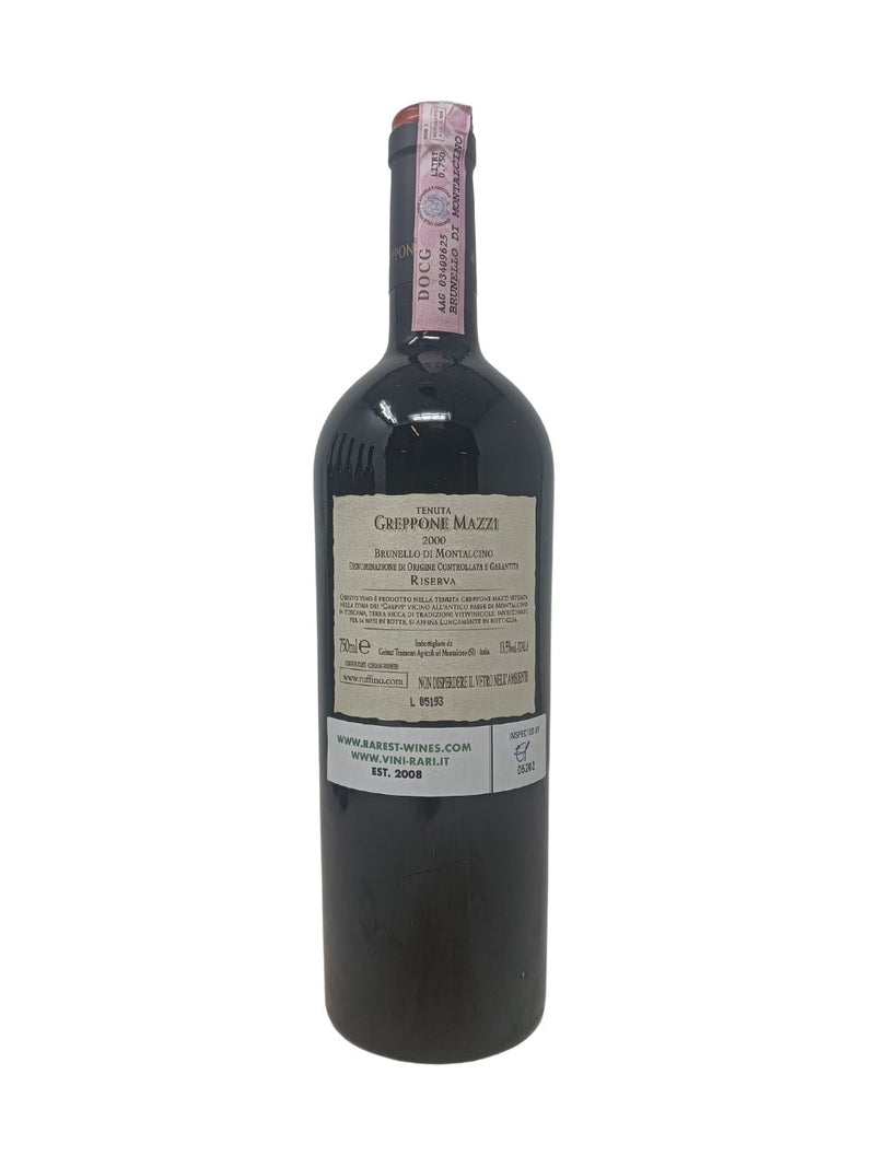 Brunello di Montalcino Riserva "Greppone Mazzi" - 2000 - Ruffino - Rarest Wines