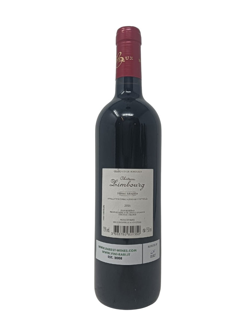 Chateau Limbourg - 2016 - Pessac Leognan - Rarest Wines