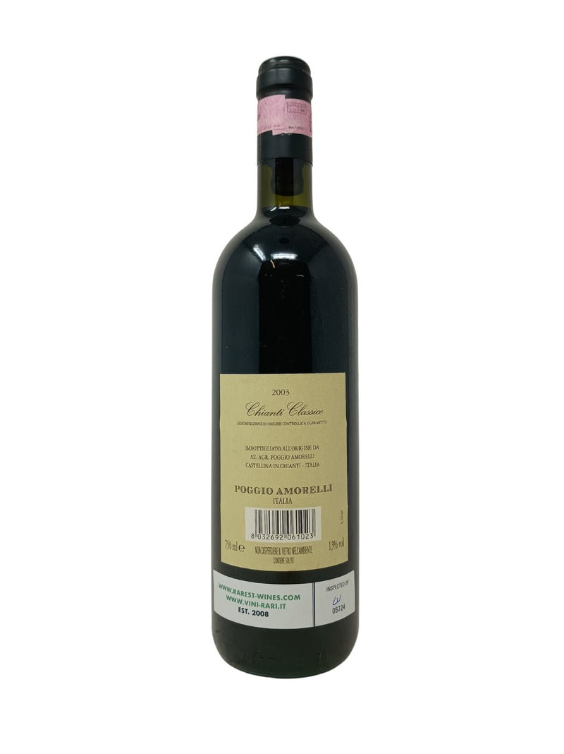 Chianti Classico - 2003 - Poggio Amorelli - Rarest Wines