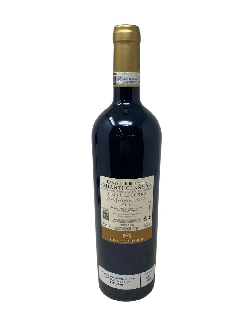 Chianti Classico "Vigna il Corno" - 2018 - Castello di Radda - Rarest Wines