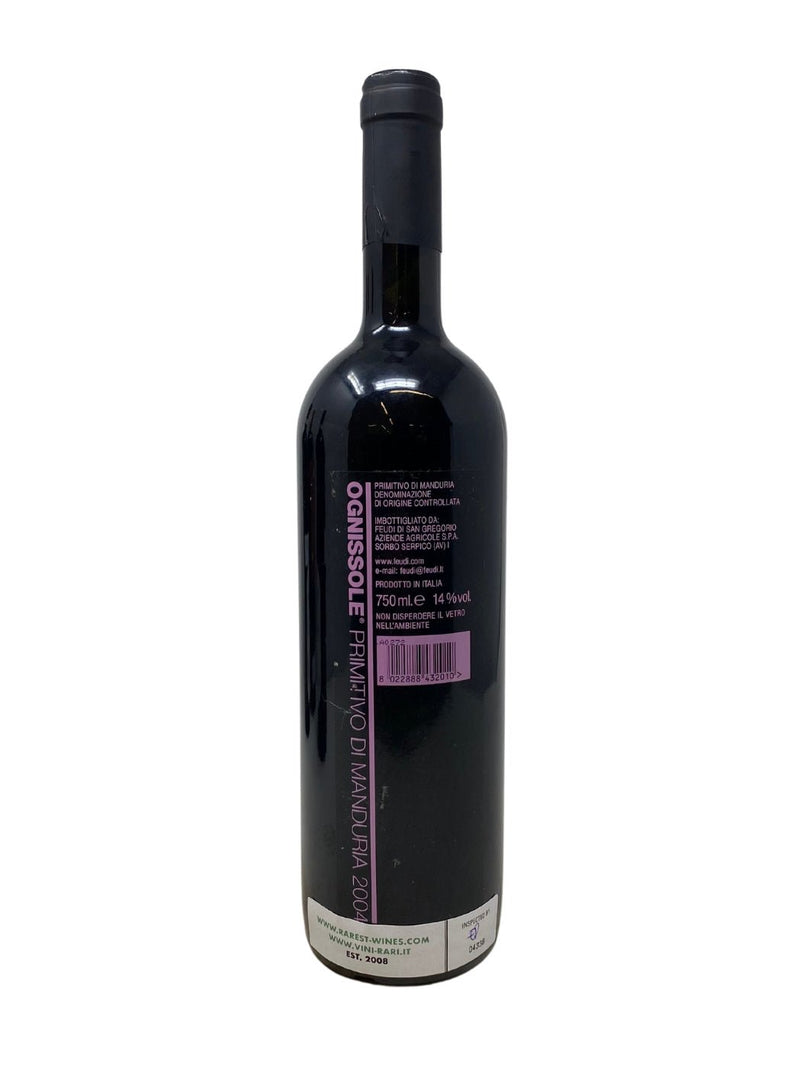 Primitivo di Manduria - 2004 - Ognissole - Rarest Wines