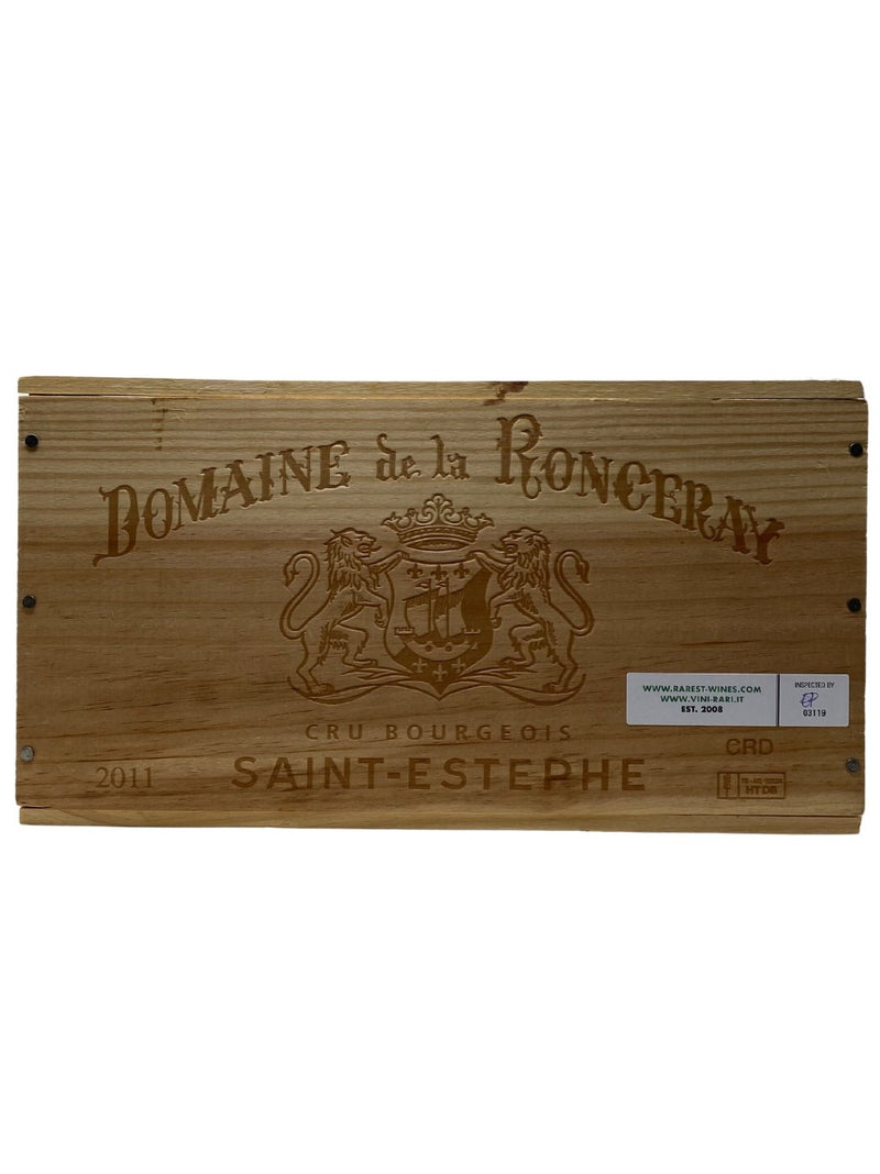 6x Domaine de la Ronceray - 2011 - Saint Estephe - Rarest Wines