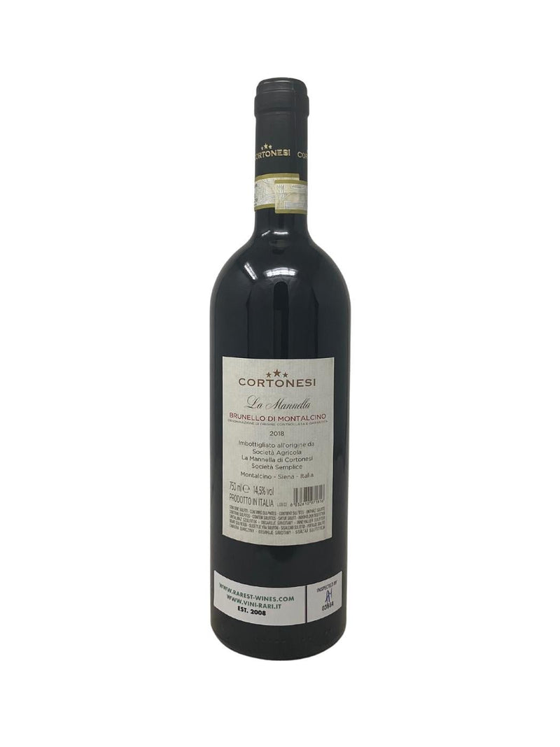 Brunello di Montalcino "La Mannella" - 2018 - Cortonesi - Rarest Wines