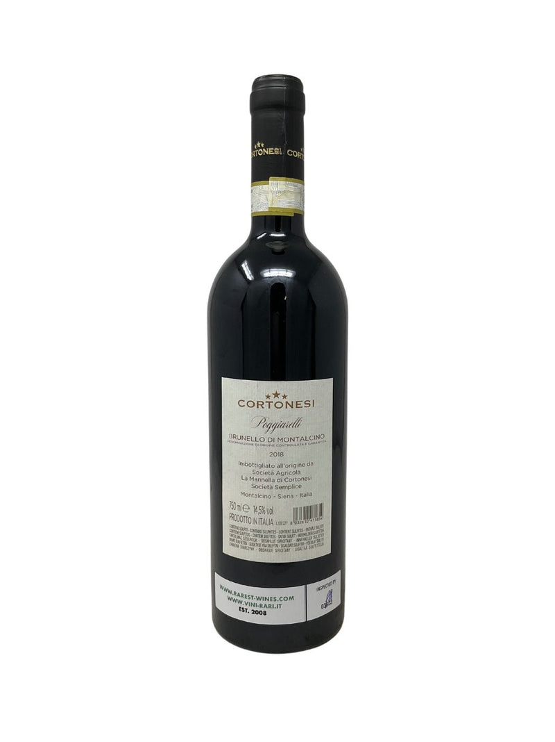 Brunello di Montalcino "Poggiarelli" - 2018 - Cortonesi - Rarest Wines