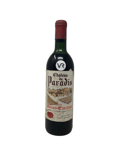 Chateau du Paradis - 1964 - St Emilion - Rarest Wines