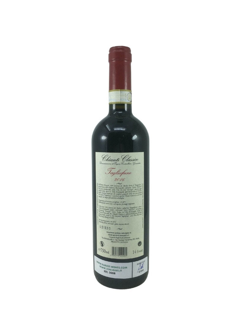 Chianti Classico "Tagliafune" - 2016 - Villa Montepaldi - Rarest Wines